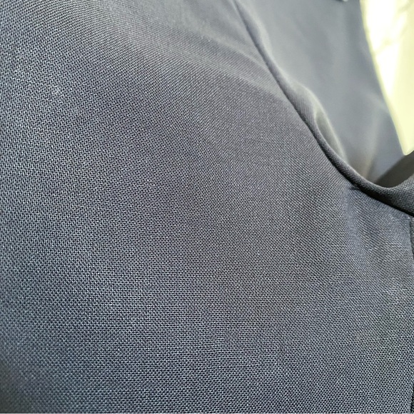 JIL SANDER NAVY HIGH RISE WAISTED STRETCH CROP ANKLE SKINNY PANTS - Picture 7 of 12